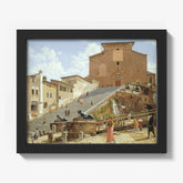 The Marble Steps leading up to the Church of Santa Maria in Aracoeli in Rome by C.W. Eckersberg - thumbnail_1_bf_67673099b7c995d950163ffe